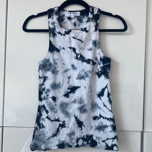 Proenza Schouler White Label Ribbed Tie Dye Tank Top XS